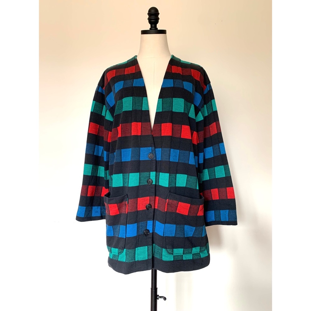 Normcore Colorful Cotton Cardigan